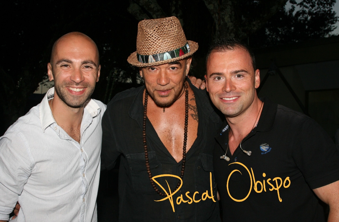 Le groupe MO avec Pascal Obispo